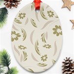 Folk flowers pattern Floral surface design Seamless pattern Ornament (Oval) Front