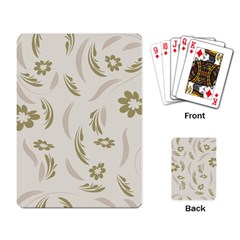 Folk Flowers Pattern Floral Surface Design Seamless Pattern Playing Cards Single Design (rectangle) by Eskimos