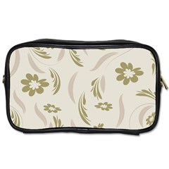 Folk Flowers Pattern Floral Surface Design Seamless Pattern Toiletries Bag (two Sides) by Eskimos