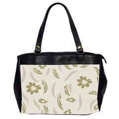 Folk Flowers Pattern Floral Surface Design Seamless Pattern Oversize Office Handbag (2 Sides) by Eskimos