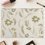 Folk flowers pattern Floral surface design Seamless pattern Cosmetic Bag (XXL) Front