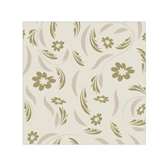 Folk Flowers Pattern Floral Surface Design Seamless Pattern Small Satin Scarf (square) by Eskimos