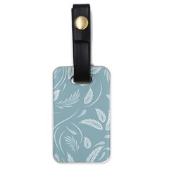 Folk Flowers Pattern Floral Surface Design Seamless Pattern Luggage Tag (one Side) by Eskimos