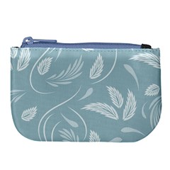 Folk Flowers Pattern Floral Surface Design Seamless Pattern Large Coin Purse by Eskimos