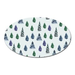 Coniferous Forest Oval Magnet by SychEva