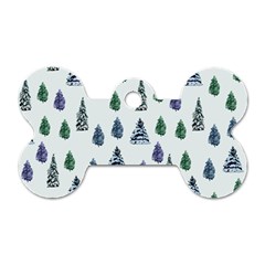 Coniferous Forest Dog Tag Bone (one Side) by SychEva