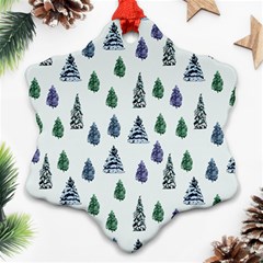 Coniferous Forest Ornament (snowflake) by SychEva