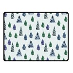 Coniferous Forest Double Sided Fleece Blanket (Small)  45 x34  Blanket Back