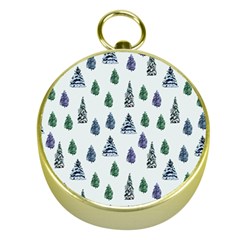 Coniferous Forest Gold Compasses by SychEva