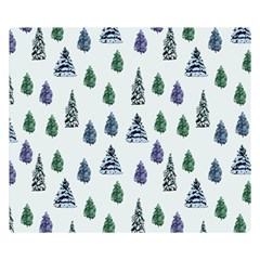 Coniferous Forest Double Sided Flano Blanket (small)  by SychEva