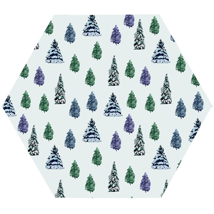 Coniferous Forest Wooden Puzzle Hexagon