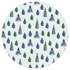 Coniferous Forest Round Trivet by SychEva