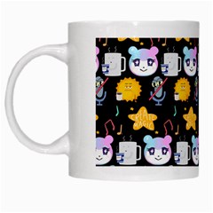 Cats Sun Stars White Mugs by Sparkle