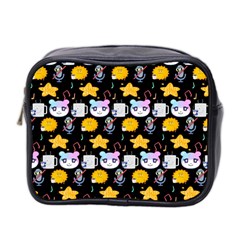 Cats Sun Stars Mini Toiletries Bag (two Sides) by Sparkle