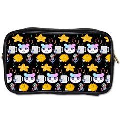 Cats Sun Stars Toiletries Bag (one Side) by Sparkle