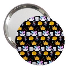 Cats Sun Stars 3  Handbag Mirrors by Sparkle