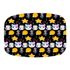 Cats Sun Stars Mini Square Pill Box by Sparkle