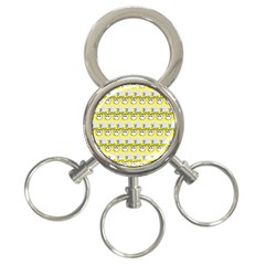 Cartoon Pattern 3-ring Key Chain