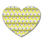 Cartoon Pattern Heart Mousepads Front