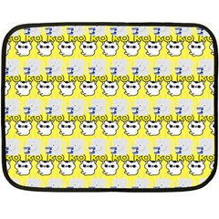 Cartoon Pattern Double Sided Fleece Blanket (mini)  by Sparkle