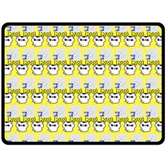 Cartoon Pattern Fleece Blanket (large)  by Sparkle