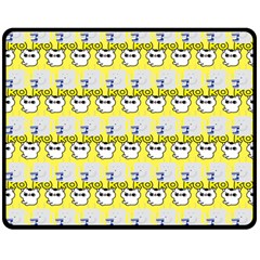 Cartoon Pattern Double Sided Fleece Blanket (medium) 