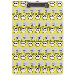 Cartoon Pattern A4 Clipboard