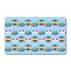 Look Cat Magnet (Rectangular)