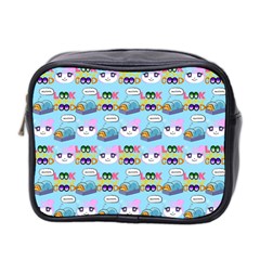 Look Cat Mini Toiletries Bag (Two Sides)