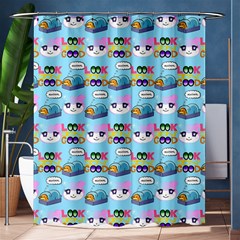 Look Cat Shower Curtain 60  x 72  (Medium) 