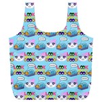 Look Cat Full Print Recycle Bag (XXXL) Front