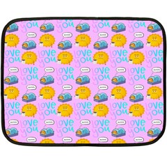 Cartoon Pattern Double Sided Fleece Blanket (mini)  by Sparkle