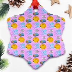 Cartoon Pattern Ornament (snowflake) by Sparkle