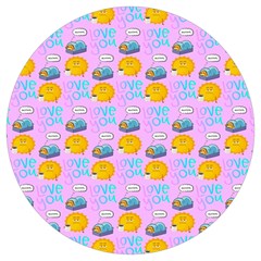 Cartoon Pattern Round Trivet