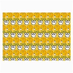 Cartoon Pattern Large Glasses Cloth by Sparkle