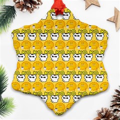 Cartoon Pattern Ornament (snowflake) by Sparkle