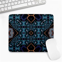 Blue Pattern Large Mousepads