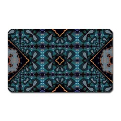 Blue Pattern Magnet (rectangular) by Dazzleway