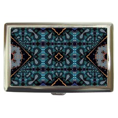 Blue Pattern Cigarette Money Case by Dazzleway