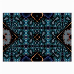 Blue Pattern Large Glasses Cloth