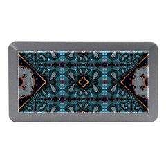 Blue Pattern Memory Card Reader (mini) by Dazzleway