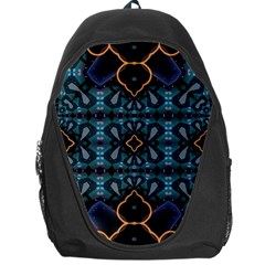 Blue Pattern Backpack Bag