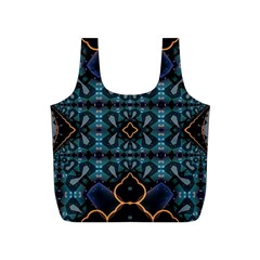 Blue Pattern Full Print Recycle Bag (s)