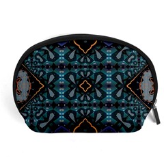 Blue Pattern Accessory Pouch (large)