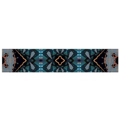 Blue Pattern Small Flano Scarf