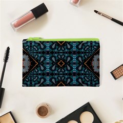 Blue Pattern Cosmetic Bag (xs)