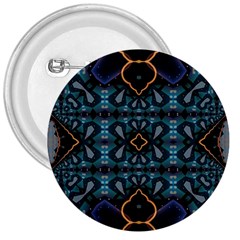 Blue Pattern 3  Buttons by Dazzleway