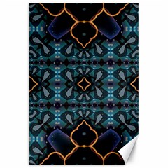 Blue Pattern Canvas 20  X 30  by Dazzleway