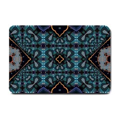 Blue Pattern Small Doormat 