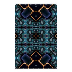 Blue Pattern Shower Curtain 48  X 72  (small) 